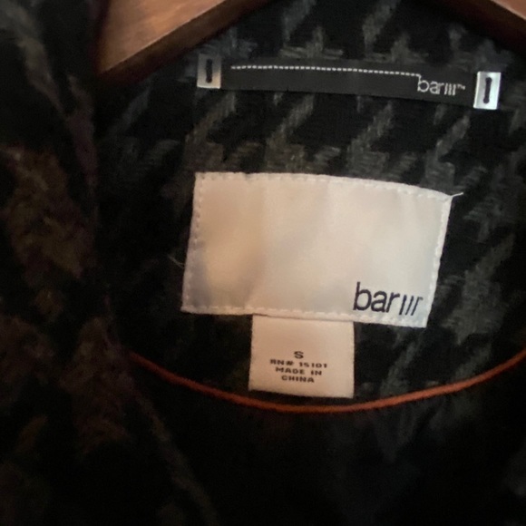 🍁 Sale 2x$20 Bar III women’s Fall winter coat jacket black/grey pattern S - Picture 10 of 16